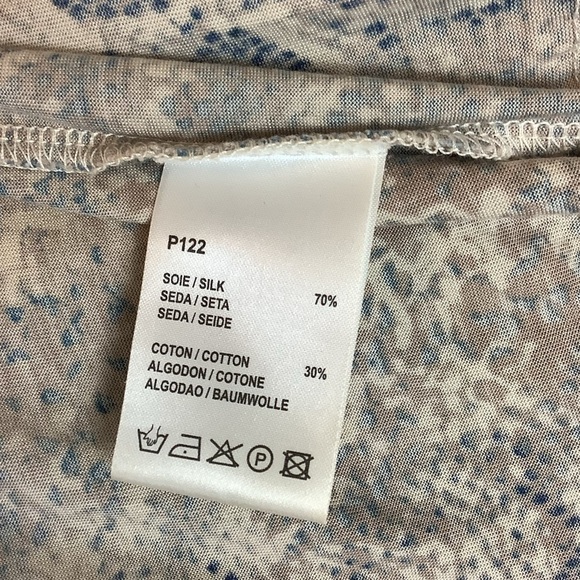 GERARD DAREL SILK BLEND SNAKE SKIN PRINT DRESS - Picture 6 of 7